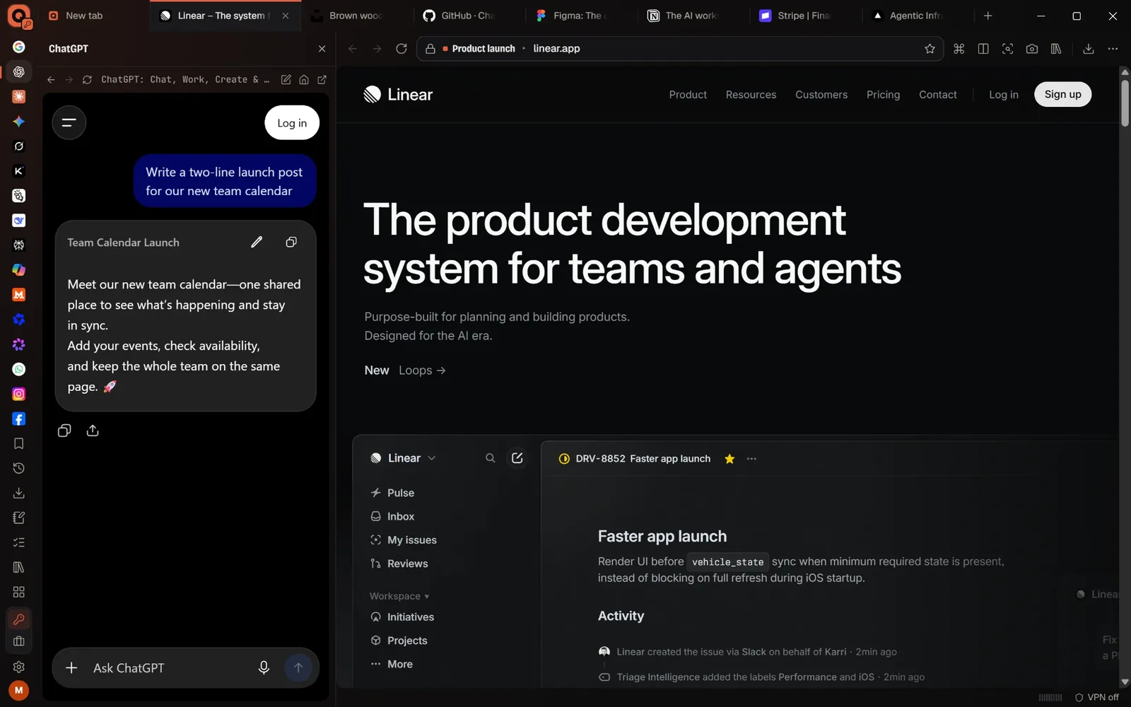 ChatGPT in the sidebar